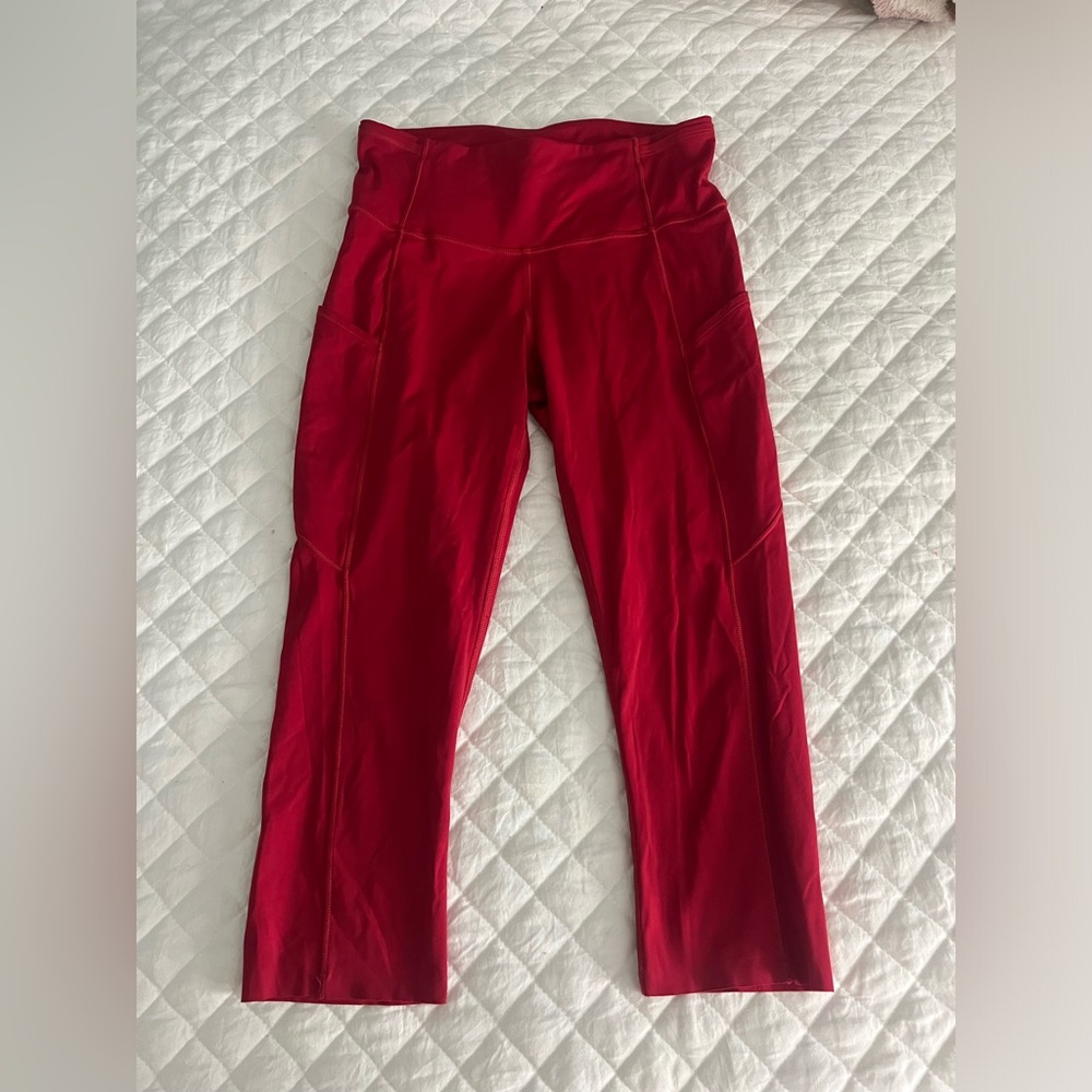 Lululemon Women Fast Free HR Crop Leggings Size 6